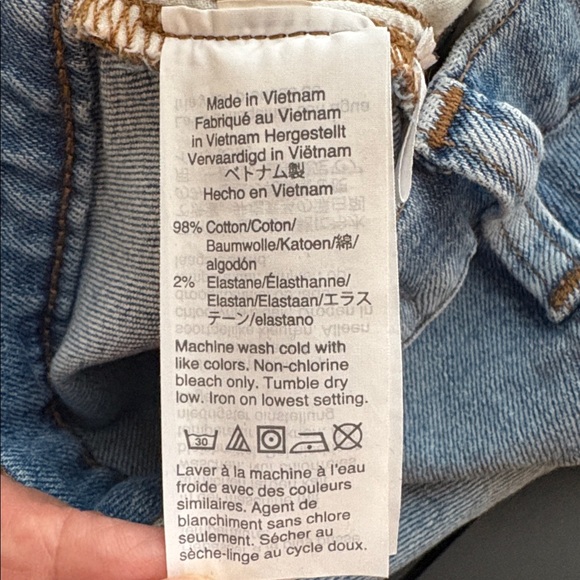 Madewell The High-Rise Slim Boy Jean in Elkhart Wash Size 26 - Picture 11 of 14